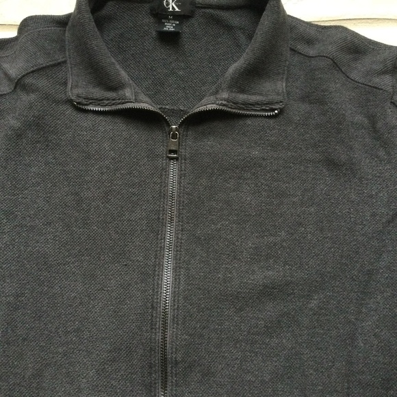Calvin Klein Other - Calvin Klein charcoal wool sweater sz.M